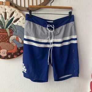 LA Dodgers Genuine Merchandise Swim Trunks Size Large